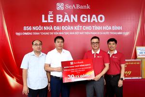 SeABank bàn giao 856 căn nhà đại đoàn kết cho tỉnh Hòa Bình