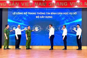 Bộ Xây dựng ra mắt trang thông tin Bình dân học vụ số