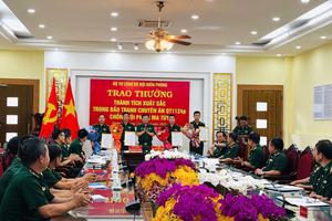 Bộ Tư lệnh Bộ đội Biên phòng thưởng nóng cho các đơn vị phá án ma túy tại Quảng Trị