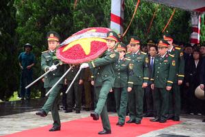 Thanh Hoá: Truy điệu, an táng 21 hài cốt liệt sĩ Việt Nam hy sinh tại Lào