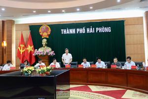 Lãnh đạo UBND thành phố Hải Phòng đối thoại với một số công dân huyện Vĩnh Bảo