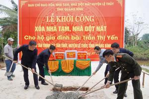 Quảng Bình đặt mục tiêu hoàn thành hỗ trợ nhà ở cho thân nhân liệt sĩ trước ngày 27/7