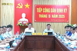 Huyện Đức Thọ thực hiện tốt công tác thanh tra, tiếp công dân và phòng, chống tham nhũng