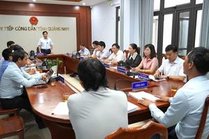 Chủ tịch UBND tỉnh Quảng Nam chỉ đạo giải quyết dứt điểm các vụ việc tồn đọng