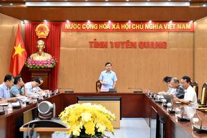 Tuyên Quang: Kiên quyết di chuyển các hộ đến khu tái định cư trước cao điểm mùa mưa lũ