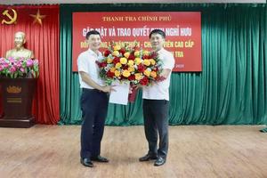 Thanh tra Chính phủ trao quyết định nghỉ hưu đối với ông Vũ Văn Chiến