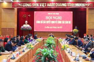 Cao Bằng bầu bổ sung 2 đồng chí Phó Bí thư Tỉnh ủy