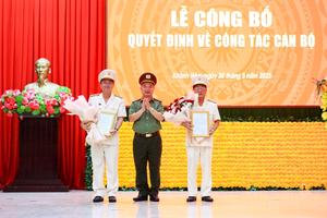 Hai Phó Giám đốc Công an tỉnh Khánh Hòa nghỉ hưu trước tuổi