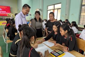 Đắk Lắk: Học sinh dân tộc thiểu số "kể chuyện" pháp luật qua tranh vẽ