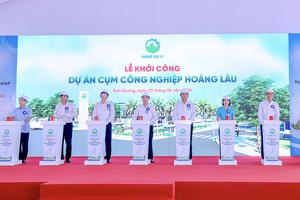 Vĩnh Phúc: Khởi công dự án Cụm công nghiệp Hoàng Lâu với quy mô 50 ha