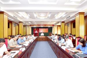 Tổ công tác số 2107 của Bộ Chính trị làm việc với Ban Thường vụ Tỉnh ủy Tuyên Quang và Hà Giang