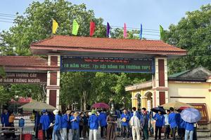 Thanh Hoá: Hơn 43.000 thí sinh bước vào ngày thi đầu tiên vào lớp 10