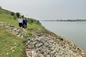 Thanh Hóa: Công bố tình huống khẩn cấp sự cố sạt lở kè Phú Văn đê hữu sông Chu