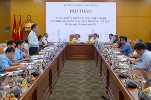 Xây dựng giá đất đáp ứng thực tiễn và hài hòa lợi ích giữa Nhà nước - người dân - doanh nghiệp