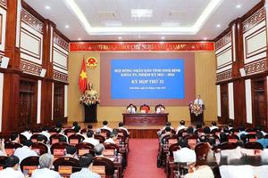 HĐND tỉnh Ninh Bình đã biểu quyết thông qua 9 dự thảo nghị quyết