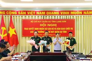 Tân Chỉ huy trưởng Bộ Chỉ huy Quân sự tỉnh Lạng Sơn