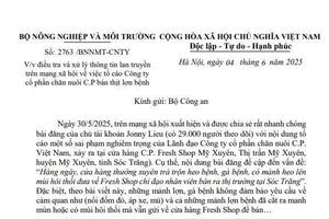 Bộ Nông nghiệp đề nghị Bộ Công an điều tra thông tin về việc bán thịt lợn bệnh
