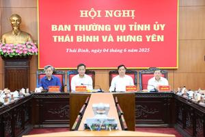 Thống nhất phương án thành lập Đảng bộ tỉnh Hưng Yên (mới)