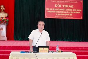 Quảng Ngãi: Lãnh đạo UBND tỉnh gặp gỡ, đối thoại với công dân