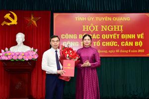 Công bố quyết định của Ban Bí thư chuẩn y Phó Bí thư Tỉnh ủy Tuyên Quang