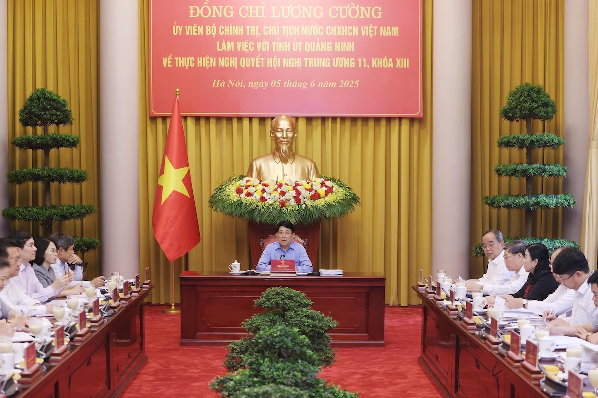 Chủ tịch nước: Quảng Ninh phải sắp xếp, bố trí cán bộ đúng người, đúng việc