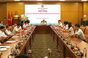 Công bố và trao quyết định bổ nhiệm lãnh đạo cấp phòng tại Cục VIII, Thanh tra Chính phủ