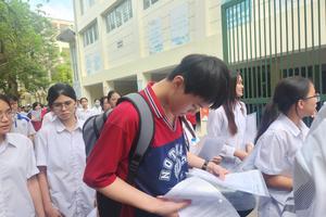 Thi lớp 10 ở Hà Nội: Hơn 400 thí sinh bỏ thi môn Ngữ văn