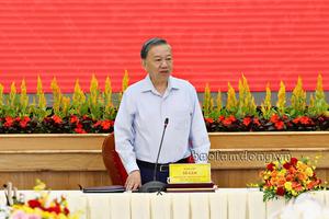 Tổng Bí thư Tô Lâm làm việc tại tỉnh Lâm Đồng