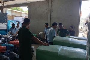 Nam Định: Phát hiện lô hàng không rõ nguồn gốc giá trị ước tính khoảng 400 triệu đồng