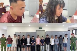 Thanh Hóa: Tạm giữ 13 đối tượng lừa đảo chiếm đoạt tài sản