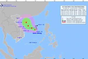 Áp thấp nhiệt đới khả năng mạnh thành bão, Bộ Nông nghiệp và Môi trường ra công điện ứng phó