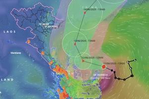 Hai kịch bản có thể xảy ra với bão số 1 - bão Wutip