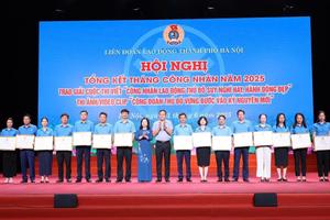 Hơn 28 tỷ đồng chăm lo người lao động Thủ đô trong Tháng Công nhân