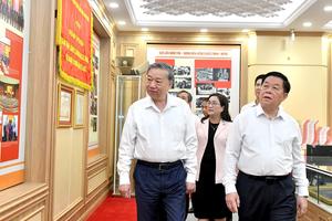 Tổng Bí thư Tô Lâm làm việc với Ban Tuyên giáo và Dân vận Trung ương