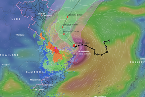 Bão tăng cấp, đi vào vịnh Bắc Bộ, gây mưa lớn cho Miền Trung