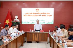 Yêu cầu UBND TP Nha Trang hoàn thành hồ sơ về đất đai đối với 146 hộ dân trước ngày 30/6