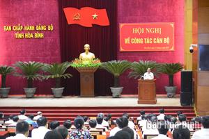 Hoà Bình giao nhiệm vụ cho cán bộ dự kiến làm lãnh đạo chủ chốt 46 phường, xã