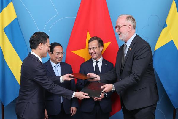 Phấn đấu đưa kim ngạch thương mại hai chiều Việt Nam - Thụy Điển lên 3 tỷ USD trong thời gian tới