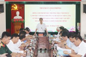 Hải Phòng: Kiện toàn nhân sự trên năng lực, phẩm chất và yêu cầu nhiệm vụ