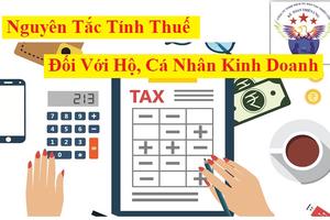 Nguyên tắc tính thuế đối với hộ kinh doanh