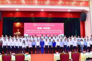 Tuyên Quang: 51 xã, phường sẵn sàng đi vào hoạt động