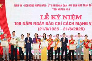 Nhiều địa phương tổ chức lễ kỷ niệm 100 năm Ngày Báo chí cách mạng Việt Nam
