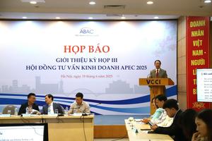 Họp báo Kỳ họp lần thứ ba của Hội đồng Tư vấn Kinh doanh APEC
