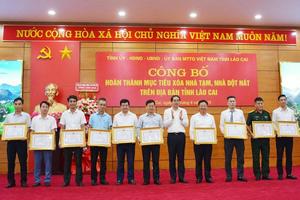 Lào Cai: Hoàn thành xóa nhà tạm, nhà dột nát trên địa bàn