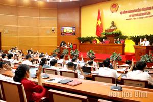 HĐND tỉnh Hoà Bình thông qua 40 nghị quyết quan trọng tại kỳ họp giữa năm