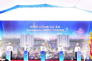 Nghệ An: Khởi công dự án Khu đô thị xanh EUROWINDOW SPORT GARDEN tại thành phố Vinh
