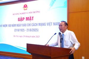 Cơ quan báo chí tiếp tục là động lực, tuyến đầu trong sự nghiệp phát triển nông nghiệp, nông thôn, tài nguyên và môi trường