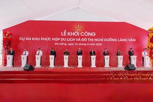Phó Thủ tướng Thường trực Nguyễn Hòa Bình dự khởi công Dự án khu phức hợp du lịch và đô thị nghỉ dưỡng làng Vân