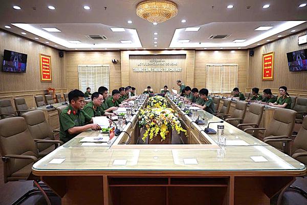 Công bố quyết định thanh tra tại Bộ Tư lệnh Cảnh sát cơ động