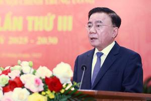 Xử lý dứt điểm các vụ tham nhũng, lãng phí, tiêu cực liên quan nhân sự đại hội Đảng